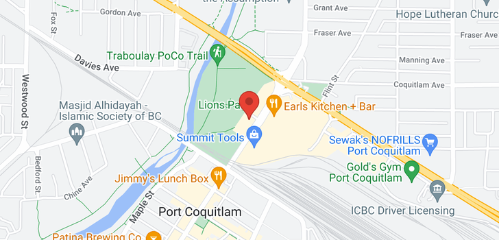 map of 2106 2789 SHAUGHNESSY STREET